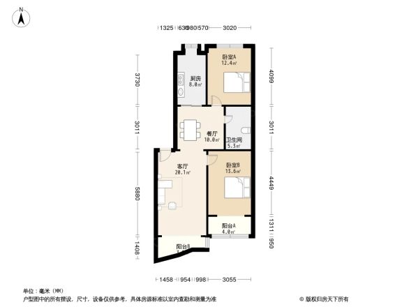 玫瑰家园户型图
