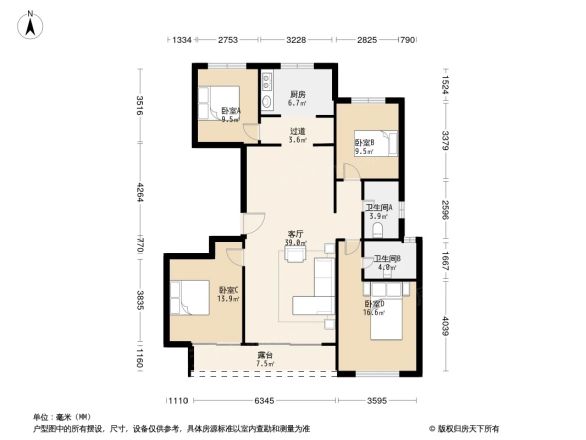 锦绣东城户型图