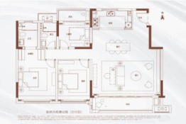 玖著里3室2厅1厨2卫建面1.00㎡