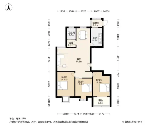 北海明珠户型图