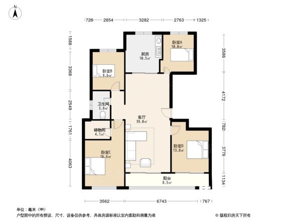 锦绣东城户型图