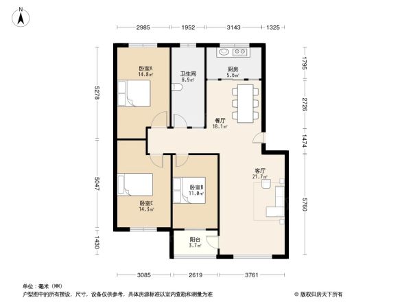 世纪村户型图