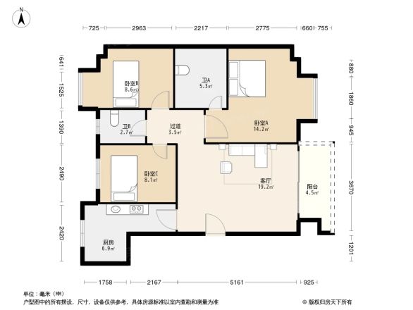金富雅苑户型图