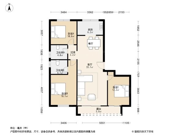 锦绣东城户型图