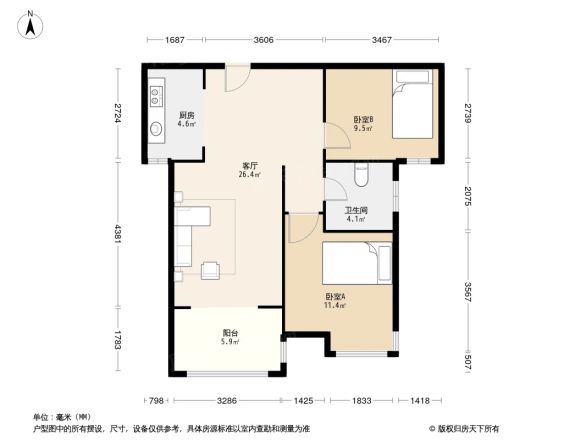 秀兰左岸小镇户型图