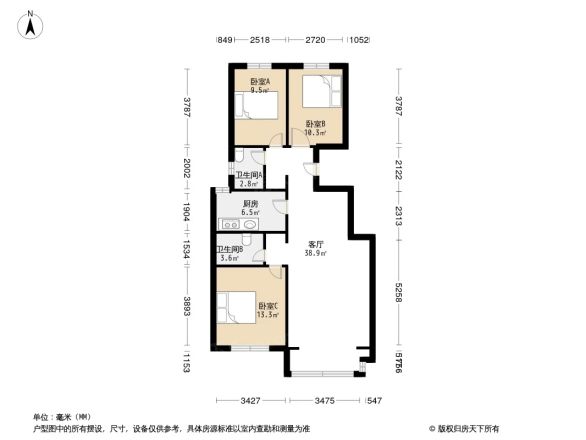 馨领地·城市风景户型图