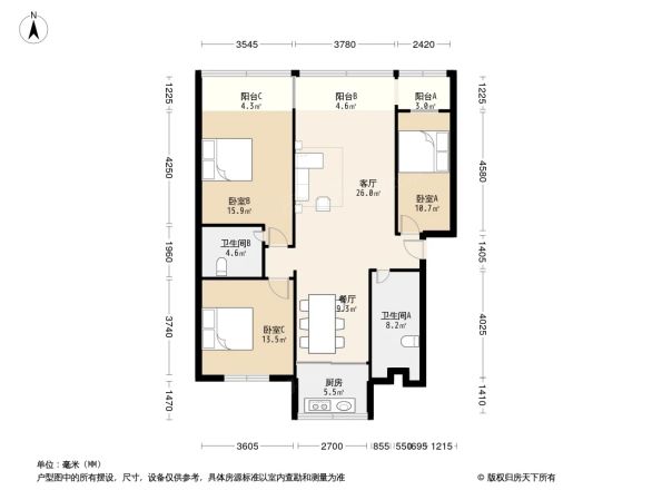 永丰商住城户型图