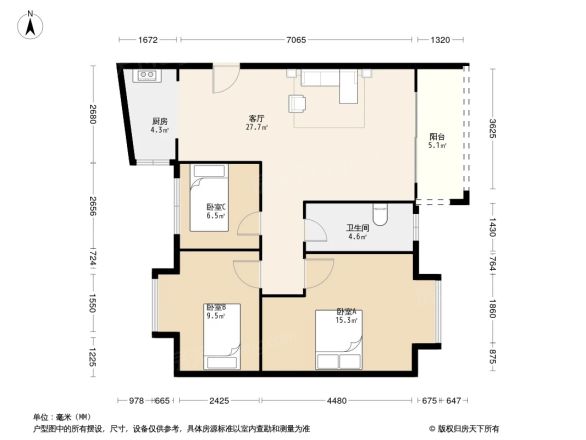 金富雅苑户型图