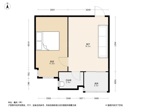 峨山温泉公寓户型图
