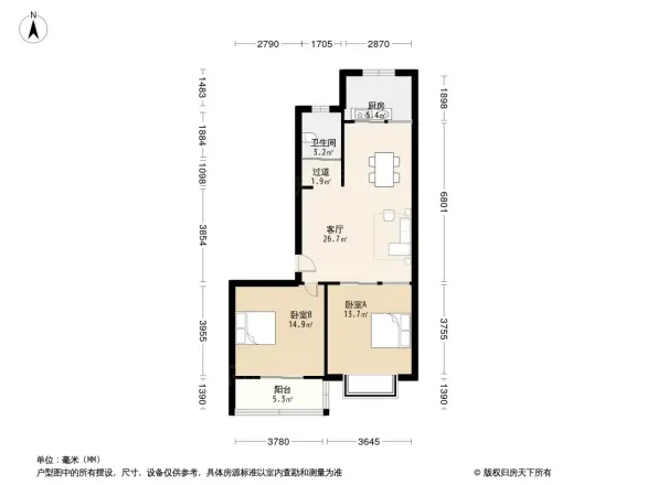 九龙园户型图