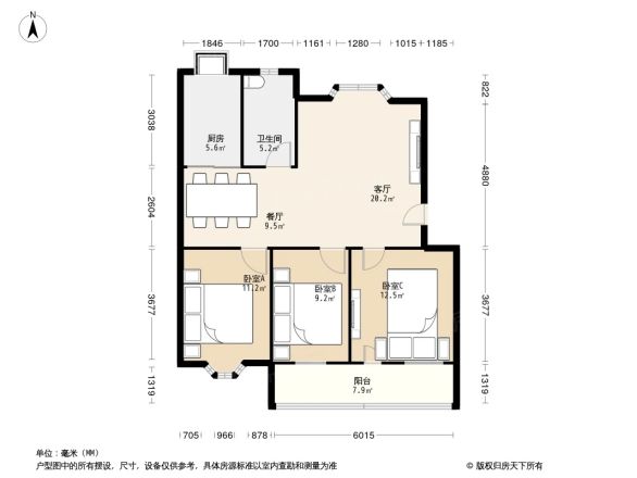 天晟园区户型图