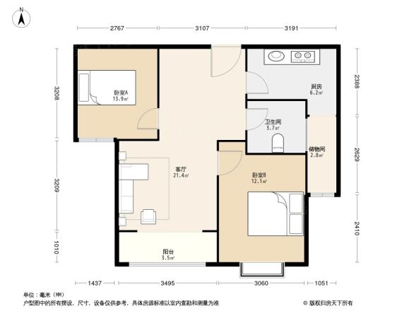 瑞地新居时代户型图