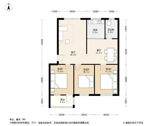 杜科北区户型图