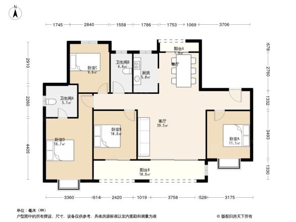 中南花城户型图