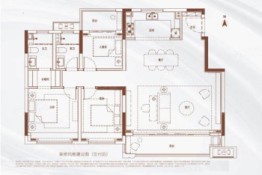 玖著里3室2厅1厨2卫建面1.00㎡