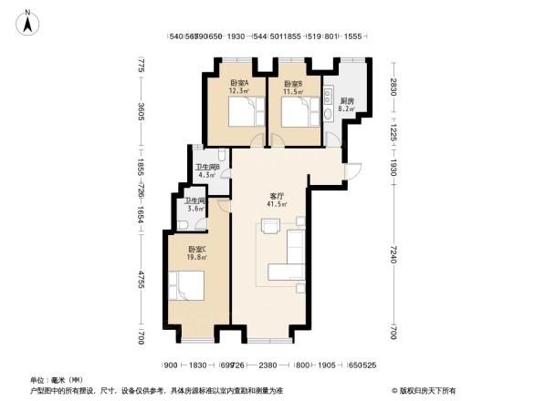 东方国际中心户型图