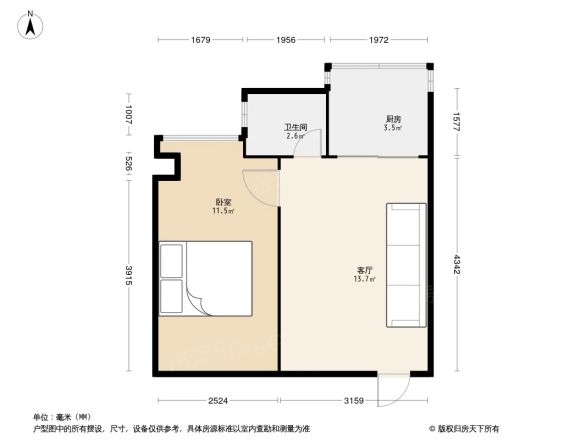 峨山温泉公寓户型图