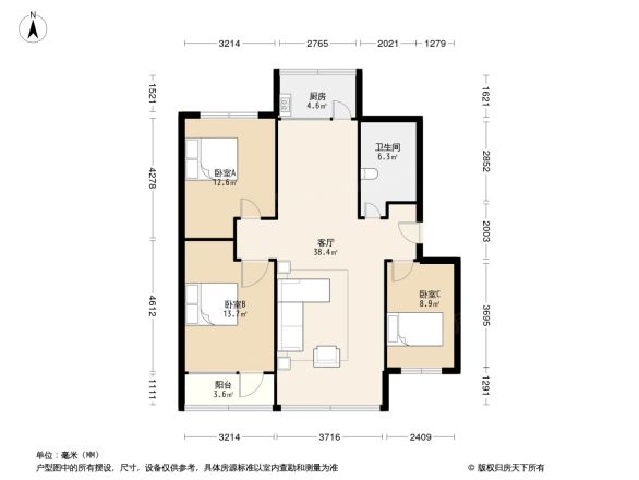 石油公司宿舍户型图