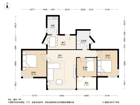 凯瑞景园户型图