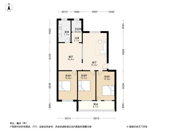寿光铁路小区户型图