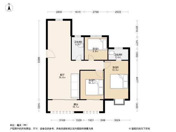 中南花城户型图
