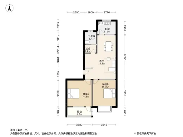 九龙园户型图