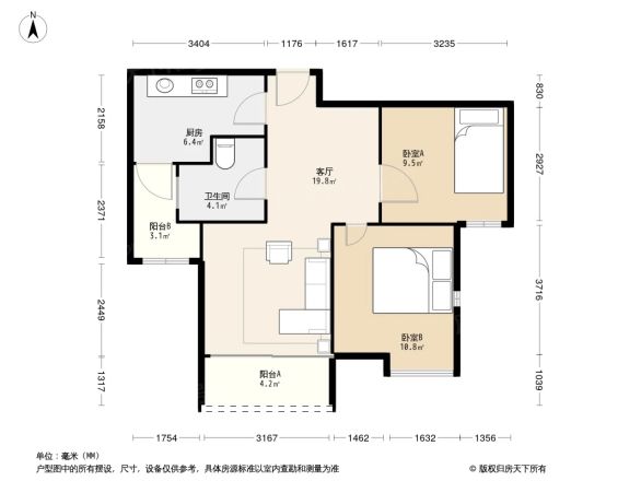 秀兰左岸小镇户型图