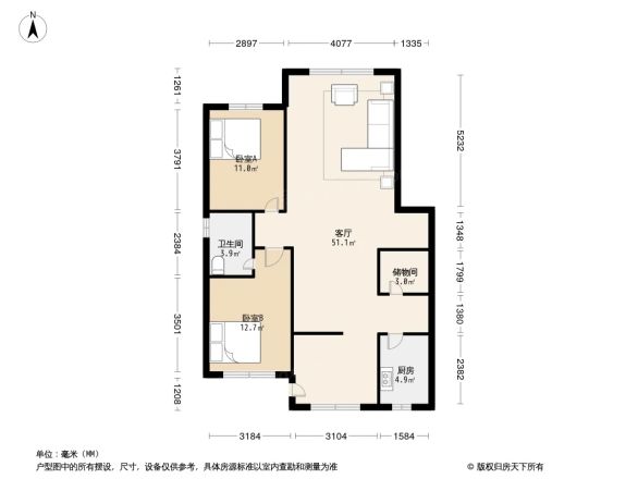 万和阳光城户型图