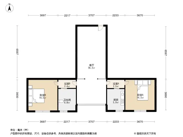 中山二路小区户型图