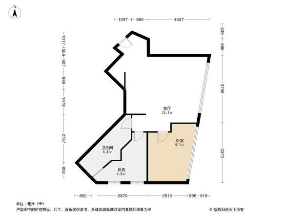 绿地海怡公寓户型图