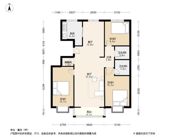 丰泽园户型图