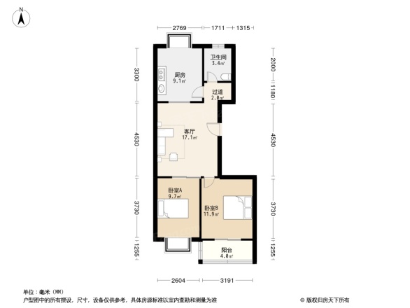 西虞天成户型图
