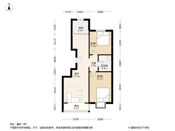 丰泽园户型图
