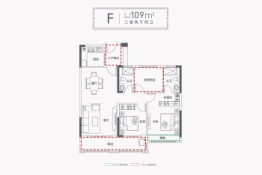 远东·苏滁壹号3室2厅1厨2卫建面109.00㎡