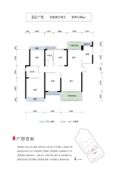 长房潭房·时代公馆4室2厅1厨2卫建面140.00㎡