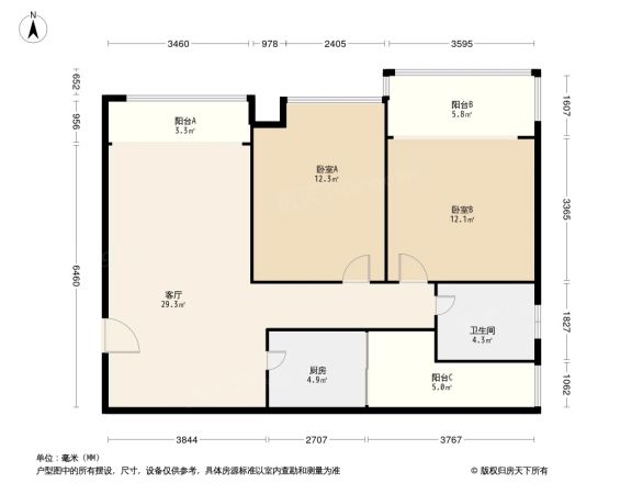 丽都帝景户型图