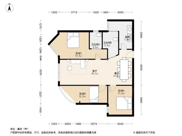 威海苑户型图