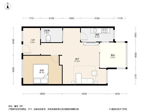 光辉岁月户型图