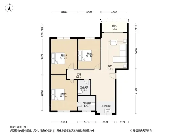 龙腾花园户型图