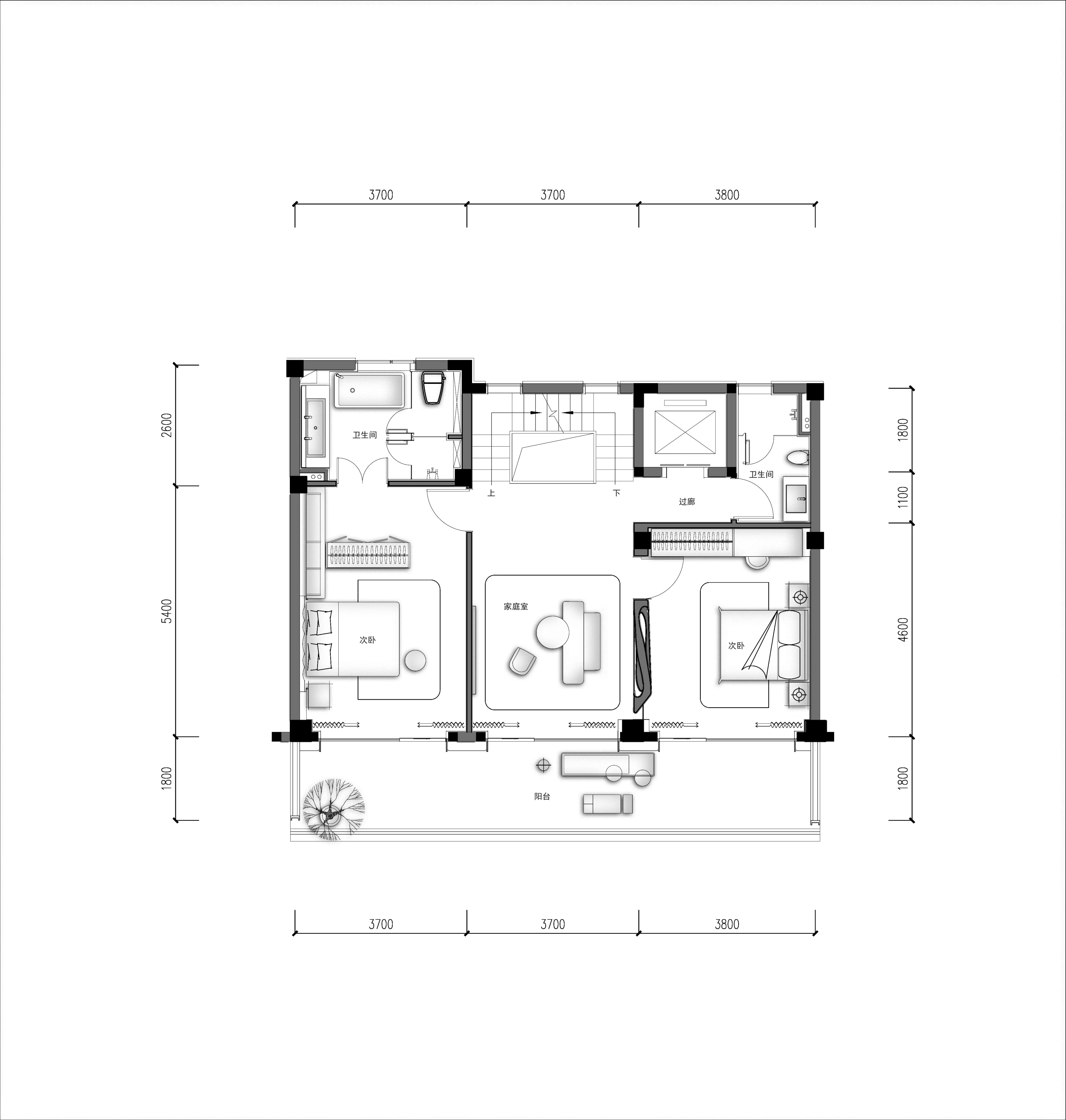 宋都·海语东方6室3厅1厨4卫建面250.00㎡
