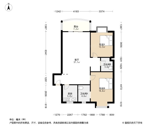 丽景欣城花语间户型图