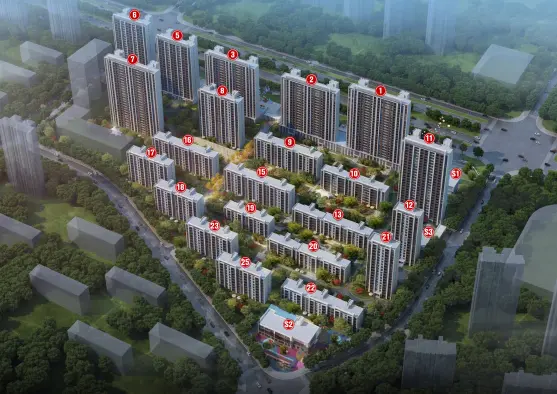 四平碧桂园名门时代效果图