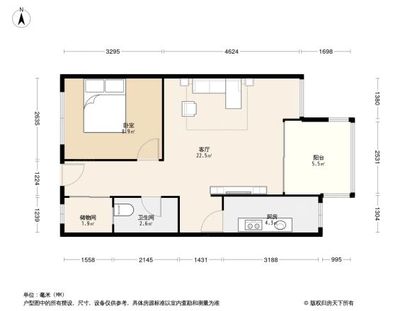 光辉岁月户型图