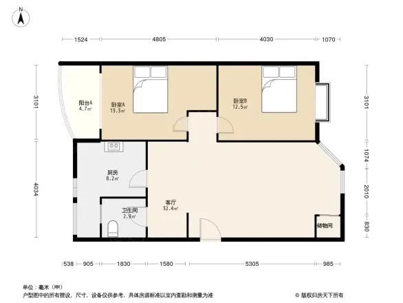 福泽美庐花园户型图