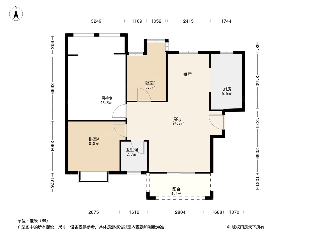 户型图1/2