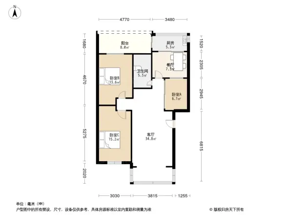 龙腾花园户型图