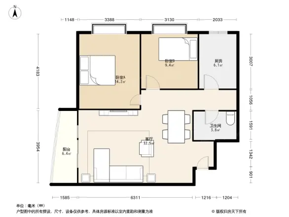 丽景欣城花语间户型图