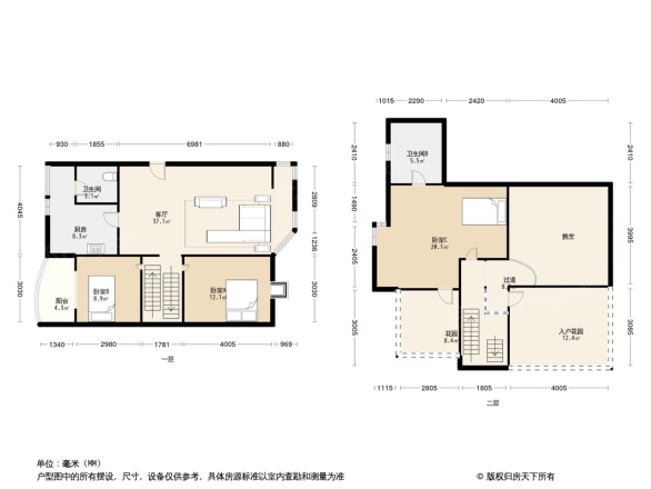 福泽美庐花园户型图