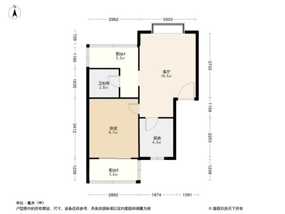 天鑫花园东区户型图