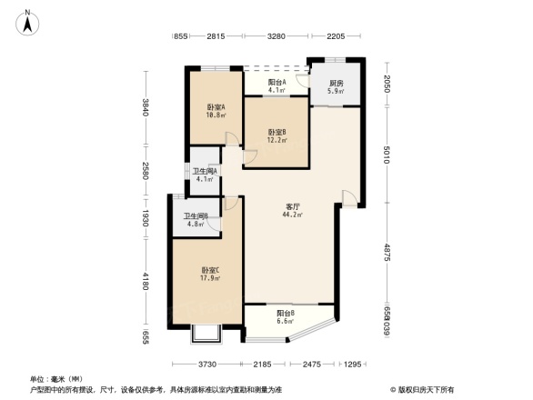 福泽美庐花园户型图